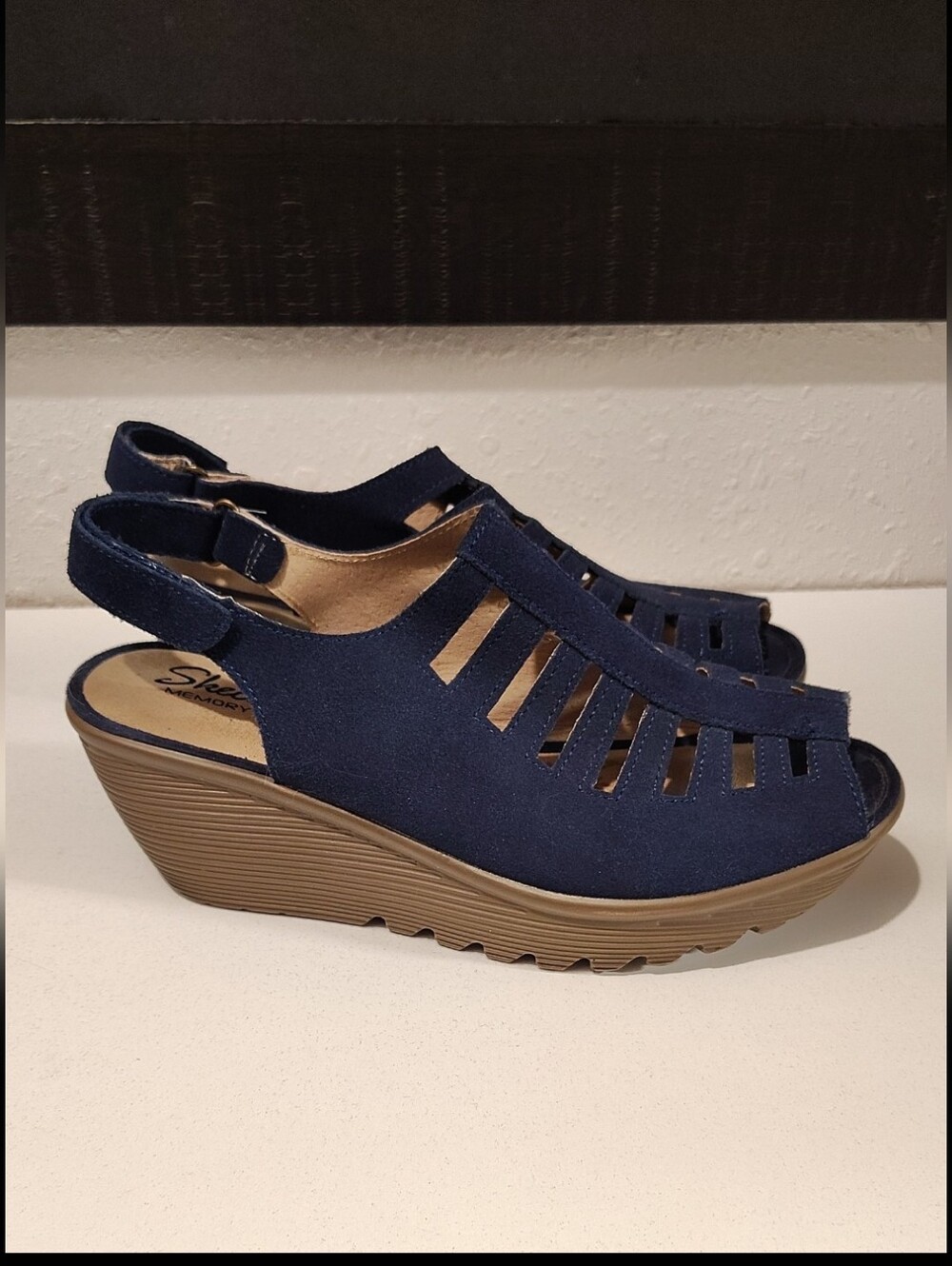 Skechers Women’s Parallel - Trapezoid Wedge Sandals - 8 1/2